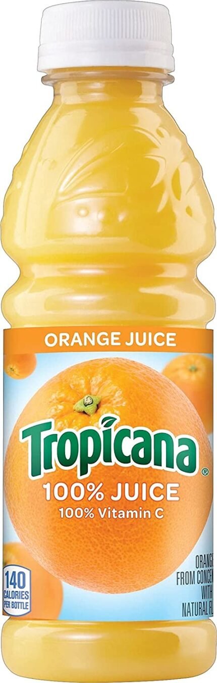 QUAKER Oats Company 55154 100% Juice, Orange, 10oz Plastic Bottle